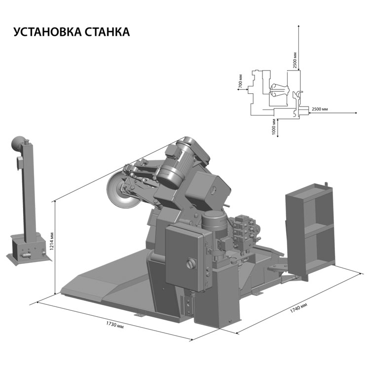 SIVIK ГШС-515А Станок шиномонтажный грузовой