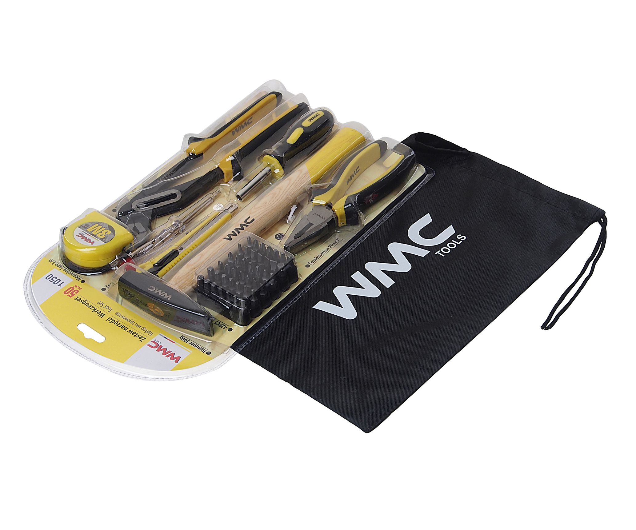 Набор инструмента WMC-1050: 50пр. в блистере WMC TOOLS /1/6