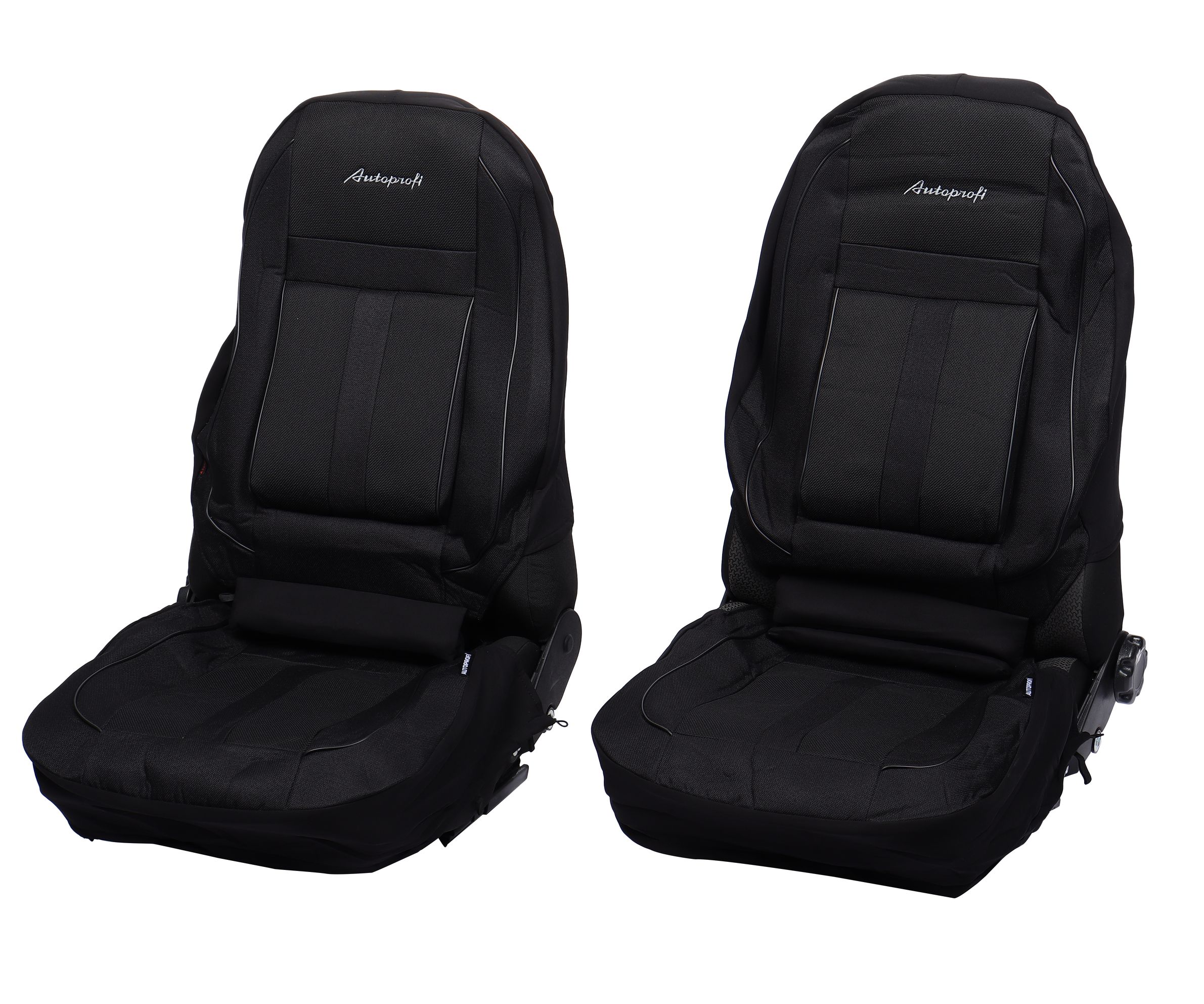 Чехлы на сиденье CUSHION COMFORT CUS-1505 BLACK эко-хлопок, 3D крой, большой поясничный упор (15шт) AUTOPROFI /1/5