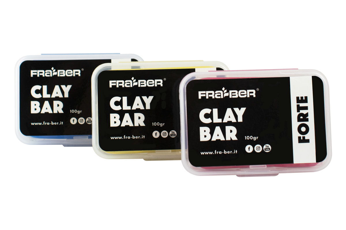 79198 Глина красная полировальная твердая Clay Bar Red Forte, 100гр