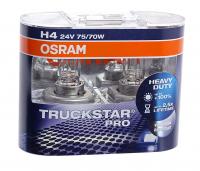 Автолампа H4 (75/70) P43t-38 +120% TRUCKSTAR PRO (евробокс, 2шт) 24V OSRAM /1/10