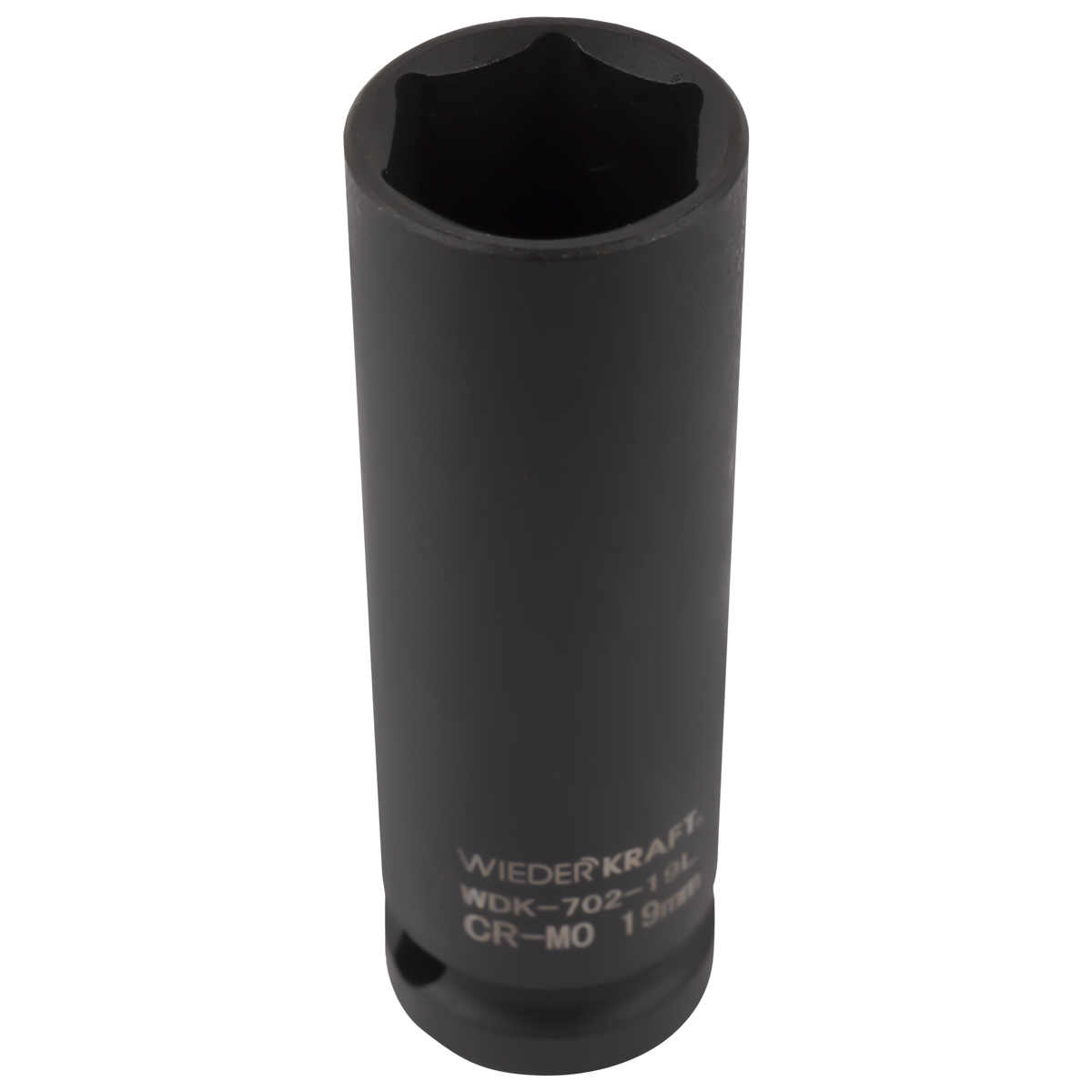 WDK-702-19L Головка торцевая ударная глубокая тонкостенная 1/2", 6 граней, 19 мм