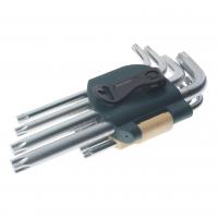 Набор ключей RF-5151L Г-образных TORX длинных, 15пр.(Т6,Т7,Т8,Т9,Т10,Т15,Т20,Т25,Т27,T30,T40,T45,T50,T55,T60)в пластиковом держателе ROCKFORCE