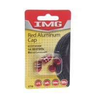 Колпачки на вентиль шины V714 RED/CHROME металл (4шт) IMG /1/10/120