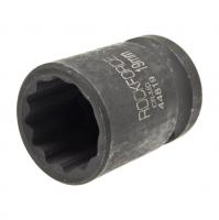 Головка торцевая 19мм 1/2" 12-гранная ударная L=58мм ROCKFORCE RF-44819 /1/225