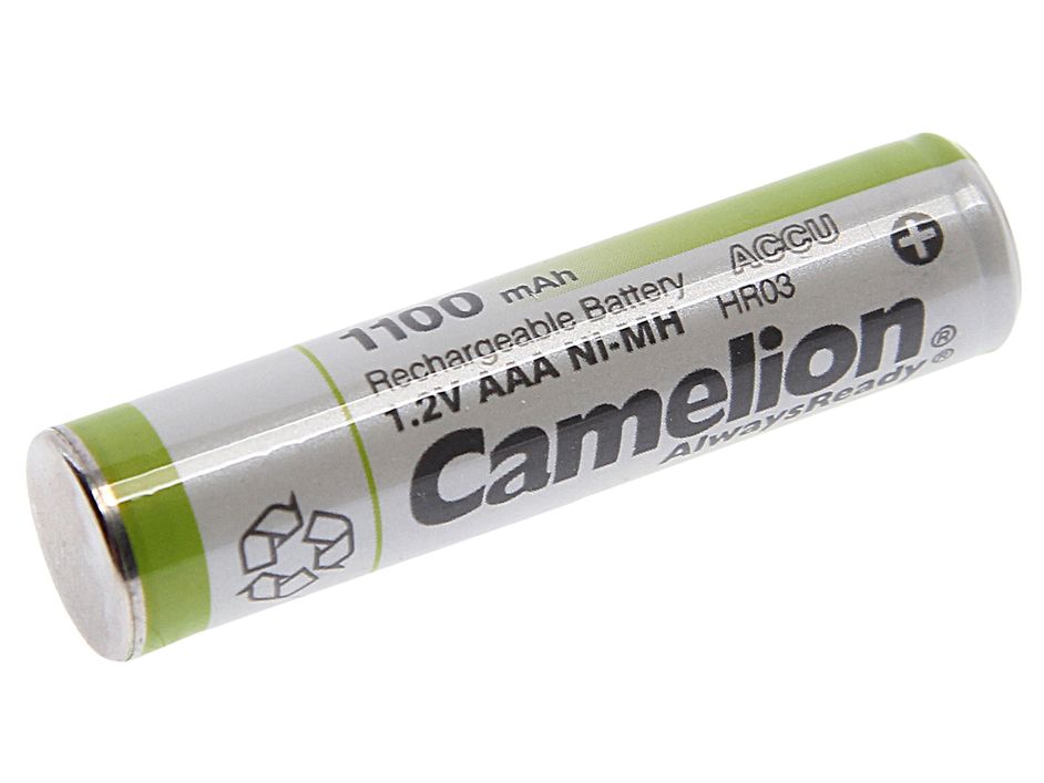 Аккумулятор AAA: Ni-MH-BC2 (никель-металлгидридный) 1100mAh 1,2V CAMELION /2/24/480