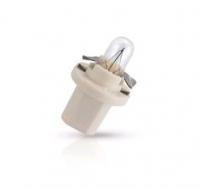Автолампа BAX1.12Wс белым патроном (BX8.5D) 12V PHILIPS /10/200