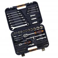 Набор торцевых головок 1/2"&1/4" 6-гранный 83пр., в кейсе LG-S1083 LIGE /1/3