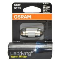 Автолампа C5W (SV8.5/8) 35мм LED PREMIUM WARM WHITE 4000K (блистер) 12V OSRAM /1/5 OLD