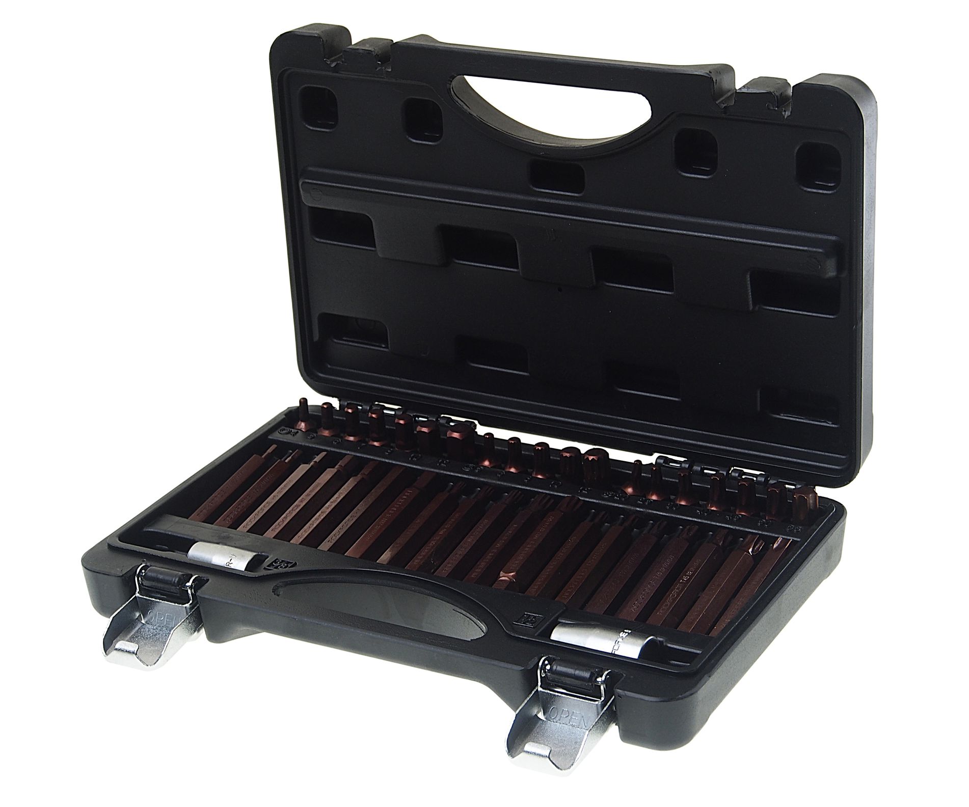 Набор вставок RF-4401D: 1/2"&1/4"&3/8"DR TORX 40пр. с держателями  PREMIUM ROCKFORCE /1/2