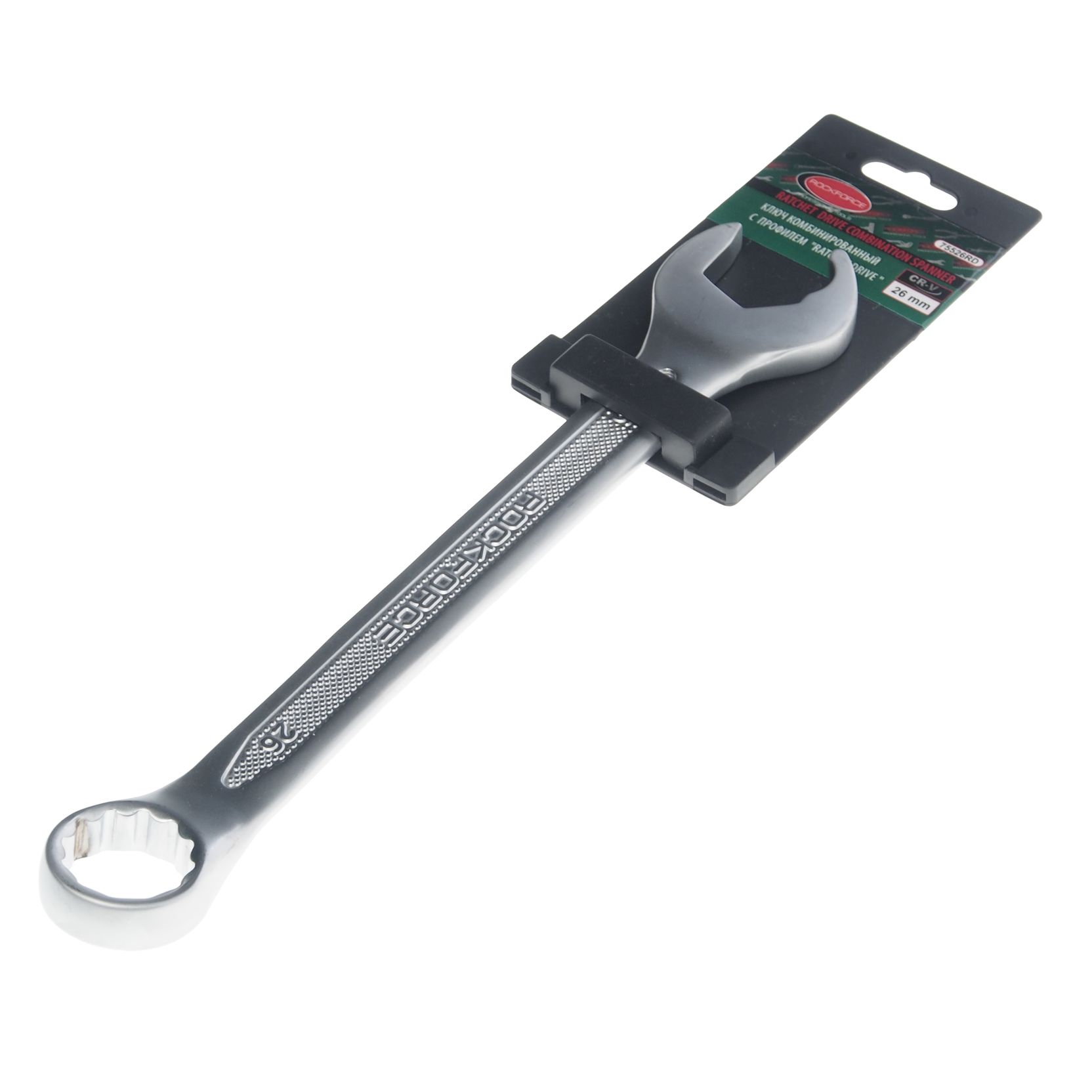Ключ комбинированный 26мм RF-75526RD с профилем "Ratchet drive" ROCKFORCE /1