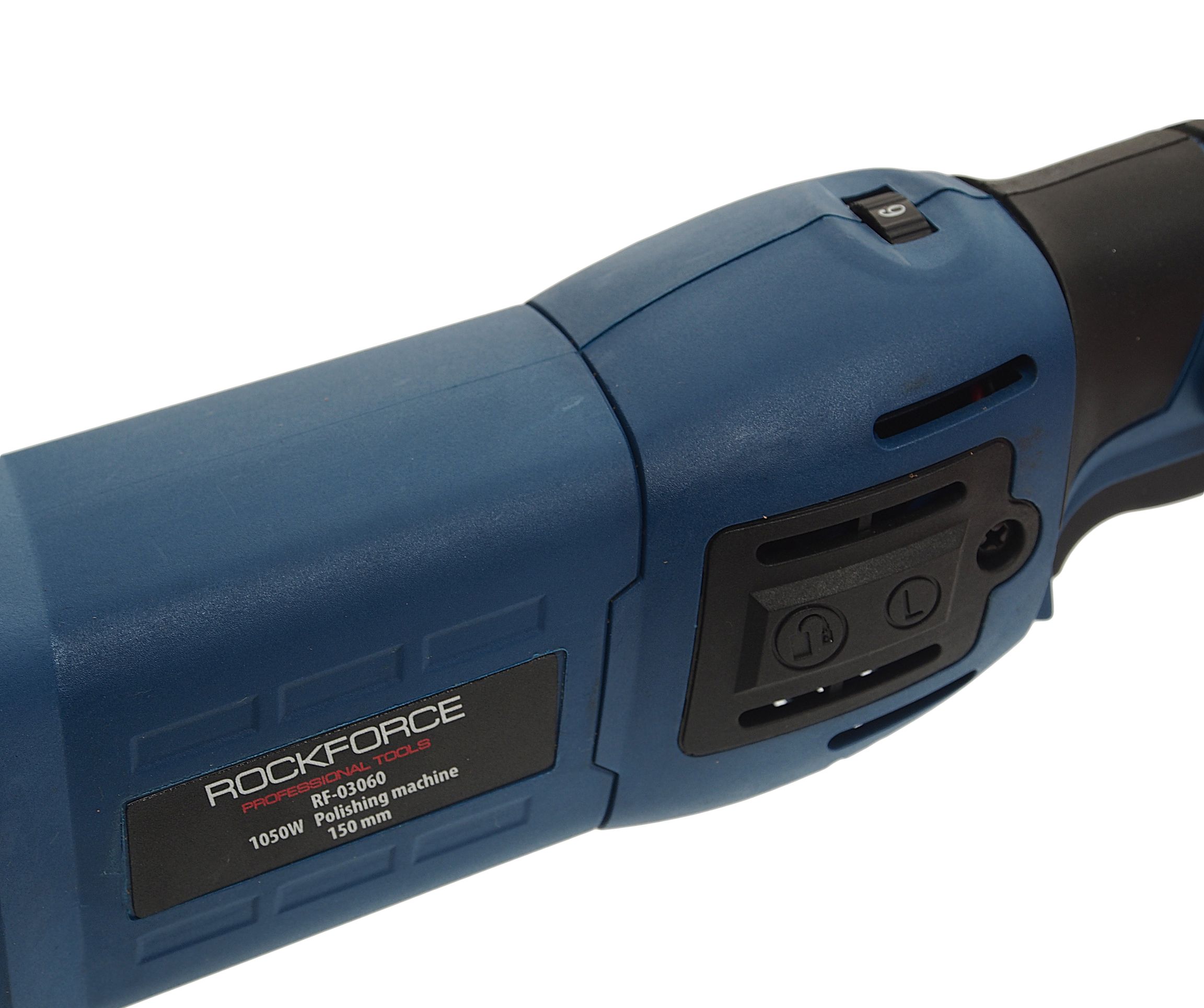 Машина полировальная RF-03060 электрическая (220V, 1050W, 1400-4800 об/мин, диаметр круга-150мм) ROCKFORCE /1/4