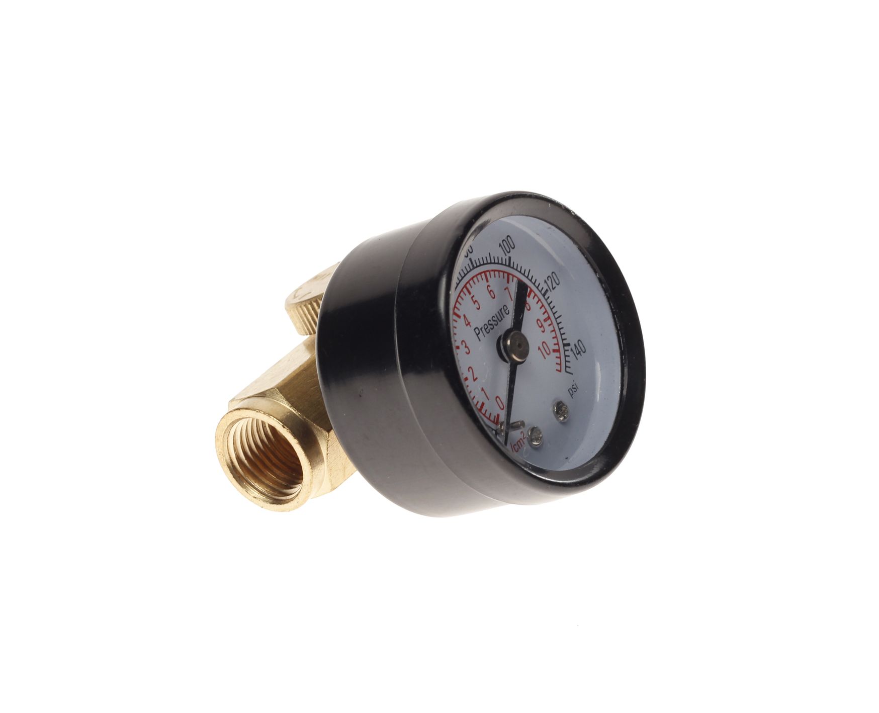 Регулятор мини ER-SP002:с индикатором давления резьба 1/4" (0-10bar) ЭВРИКА