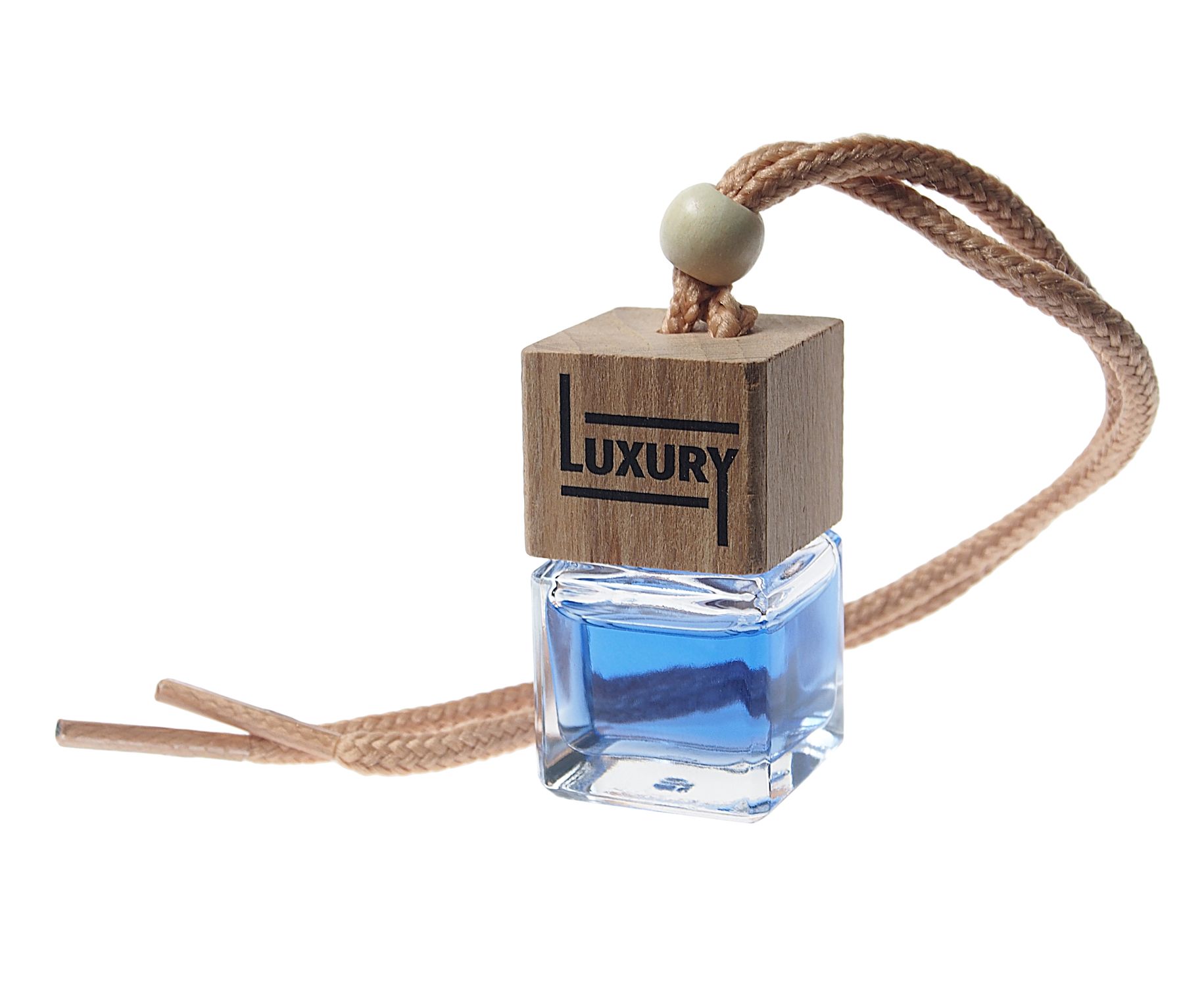Ароматизатор воздуха FTE-LAE-04 LUXURY AROMA ELITE PERFUME (по мотивам  Armani-Acqua di Gio) подвесной, с деревянной крышкой FOUETTE /1/30