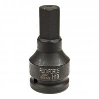 Головка-бита 19мм 3/4" 6-гранная ударная L=79мм ROCKFORCE RF-26410019MPB /1/50
