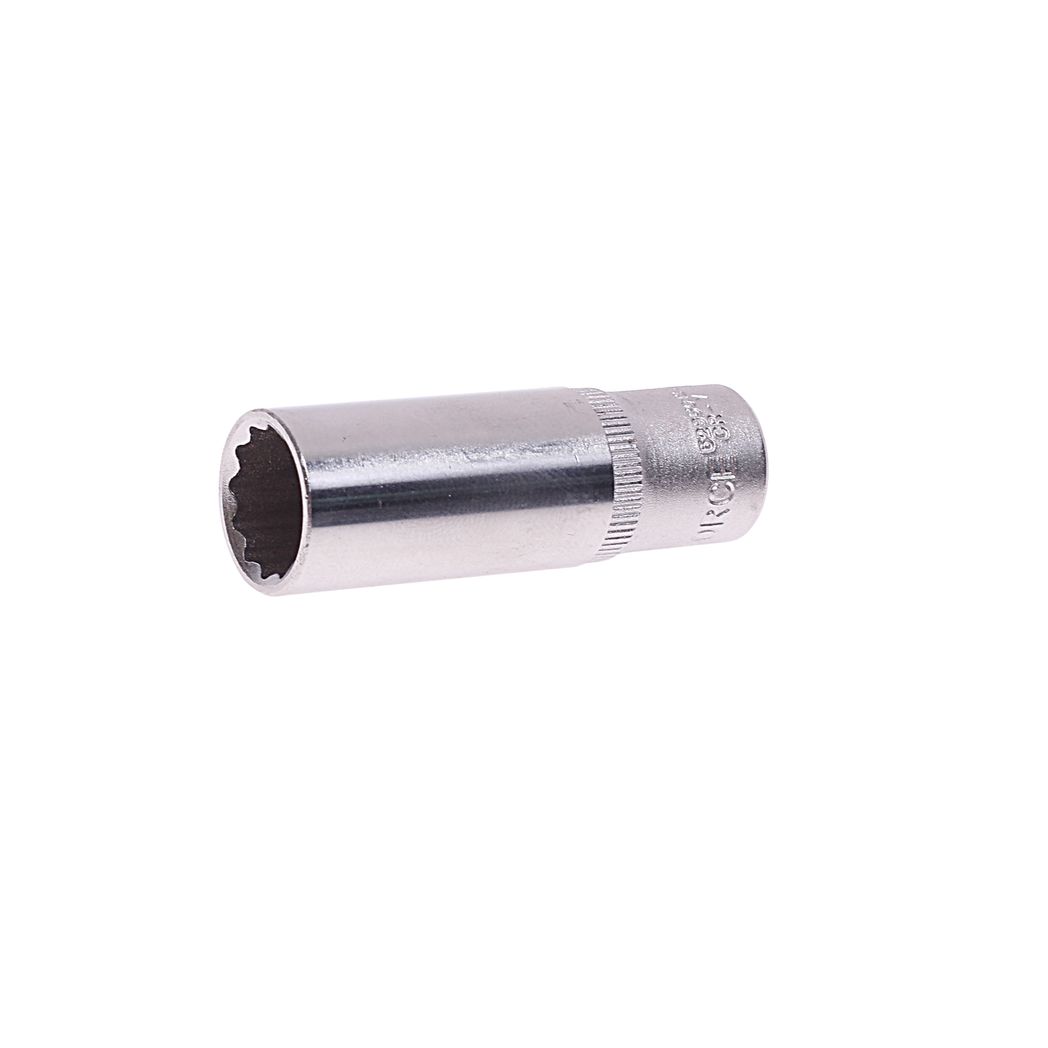 Головка торцевая 12мм 1/4" 12-гранная глубокая L=50мм ROCKFORCE RF-5295012 /1/50