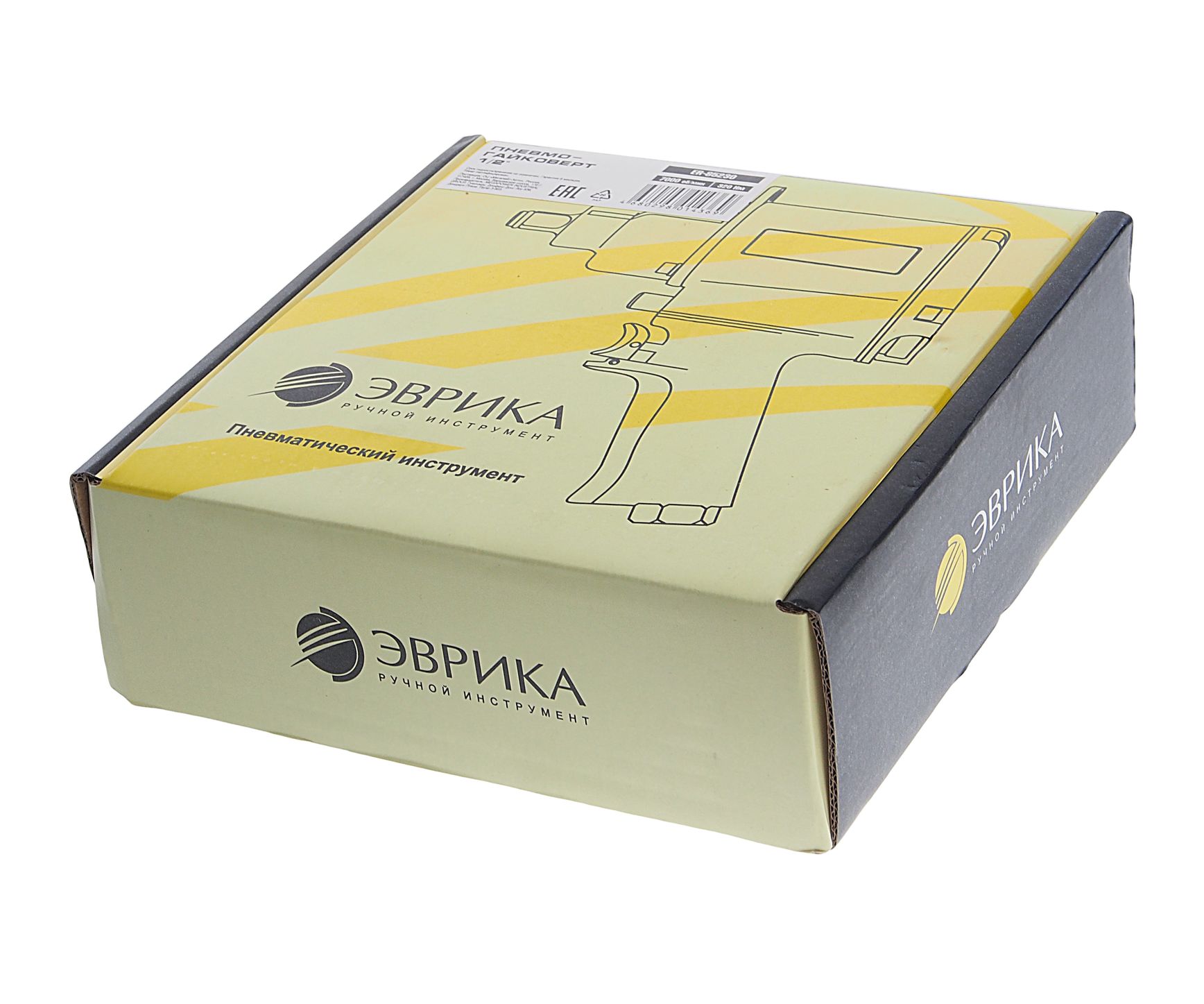 Пневмогайковерт ER-85230 1/2", 320Нм, 7000 об./мин ЭВРИКА 1/10