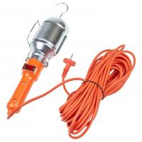 Лампа переносная M-22015 под лампу E27 до 60W, 220V, длина провода 15м  MEGAPOWER 1/12