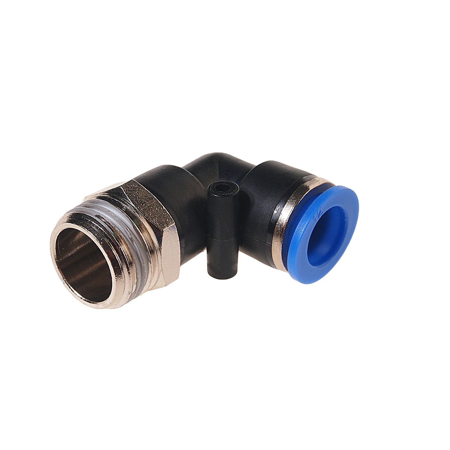 Фитинг  RF-SPL12-04 угловой для пластиковых трубок 12мм с наружной резьбой 1/2" ROCKFORCE /1