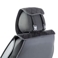 Накидки на сиденье CUS-2012 BLACK Car Performance каркасные, алькантара, (2 элемента) AUTOPROFI /1/5