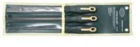 Набор напильников RF-5056-3 разнопрофильных 3пр.(плоский, треугольный, круглый L-200мм), на полотне ROCKFORCE /1/10