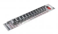 Набор торцевых головок RF-4121-5: 1/2"DR 6-гранных 12пр. (на планке) ROCKFORCE /1/5/10
