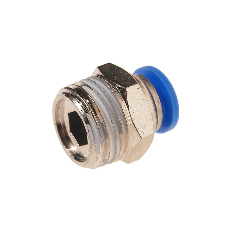 Фитинг  RF-SPC10-04 для пластиковых трубок 10мм с наружной резьбой 1/2" ROCKFORCE /1