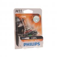 Автолампа H11 (55) PGJ19-2+30%  PREMIUM (блистер) 12V PHILIPS /1/10/50
