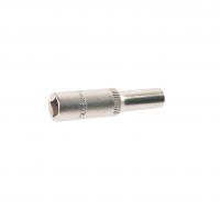 Головка торцевая  6мм 1/4" 6-гранная глубокая L=45мм ROCKFORCE RF-5255006 /1/40
