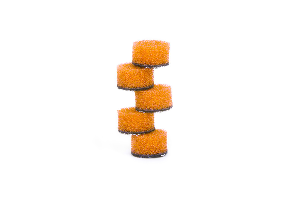 ZV-MINI159MC 15/9/15-ZviZZer MINI (набор 5шт) ОРАНЖЕВЫЙполутвердый круг для гибкого вала