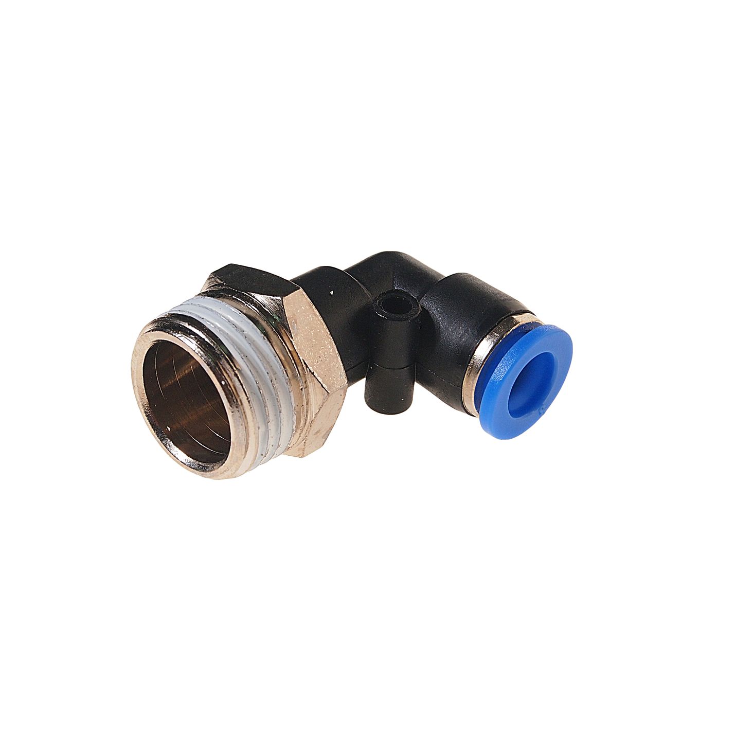 Фитинг  RF-SPL08-04 угловой для пластиковых трубок 8мм с наружной резьбой 1/2" ROCKFORCE /1