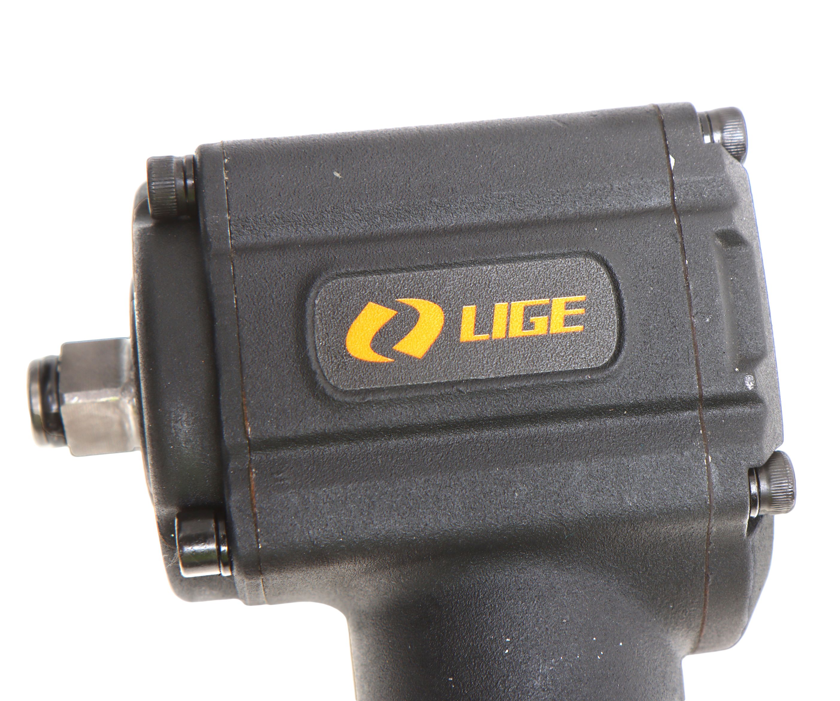 Пневмогайковерт ударный 1/2" (900Nm, 7500 об/мин, 6bar, 142 л/мин, 1.70кг) LG-40103 LIGE /1/10