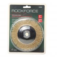 Кордщетка RF-BWD005 чашеобразная латунная для УШМ 125мм, в блистере  ROCKFORCE /1