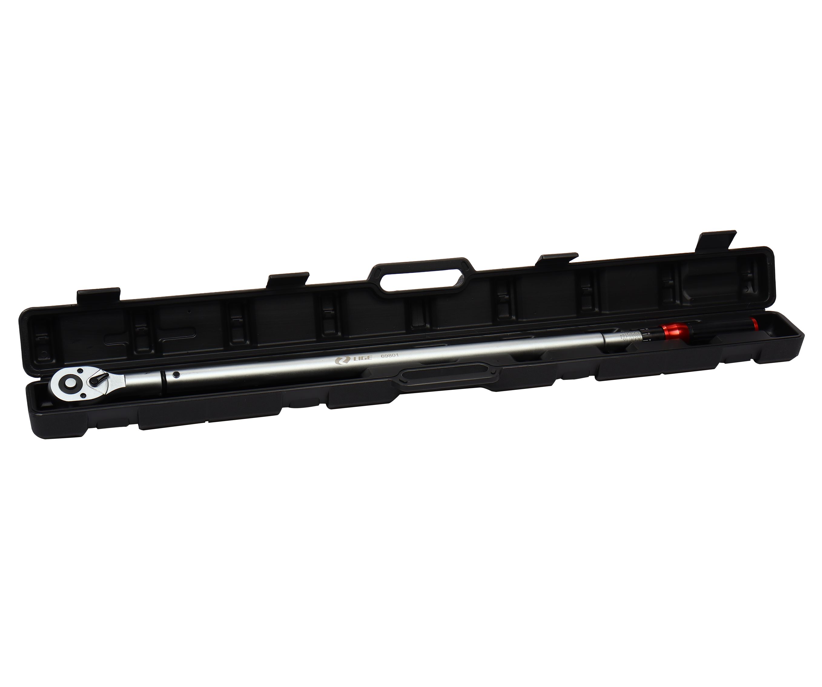 Ключ динамометрический 3/4" (140-700Nm L-1090мм) с быстрой фиксацией в кейсе LG-69801 LIGE /1/2