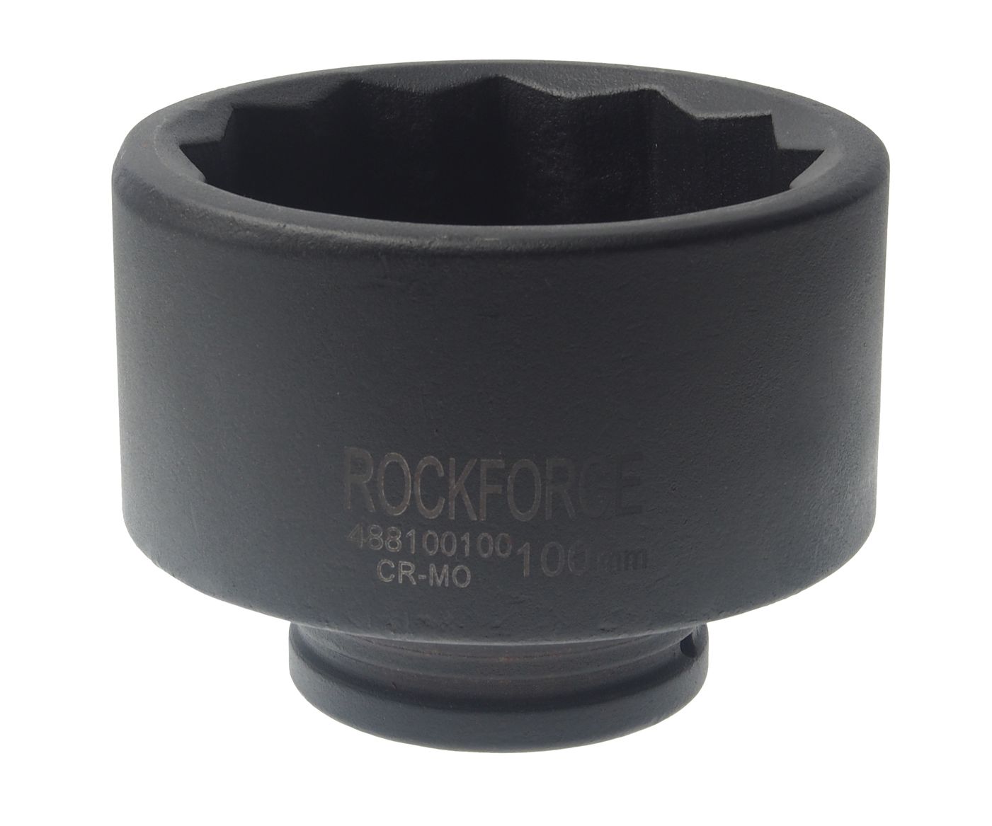 Головка торцевая 100мм 1", 12-гранная L=95мм ударная глубокая ROCKFORCE RF-488100100 /1