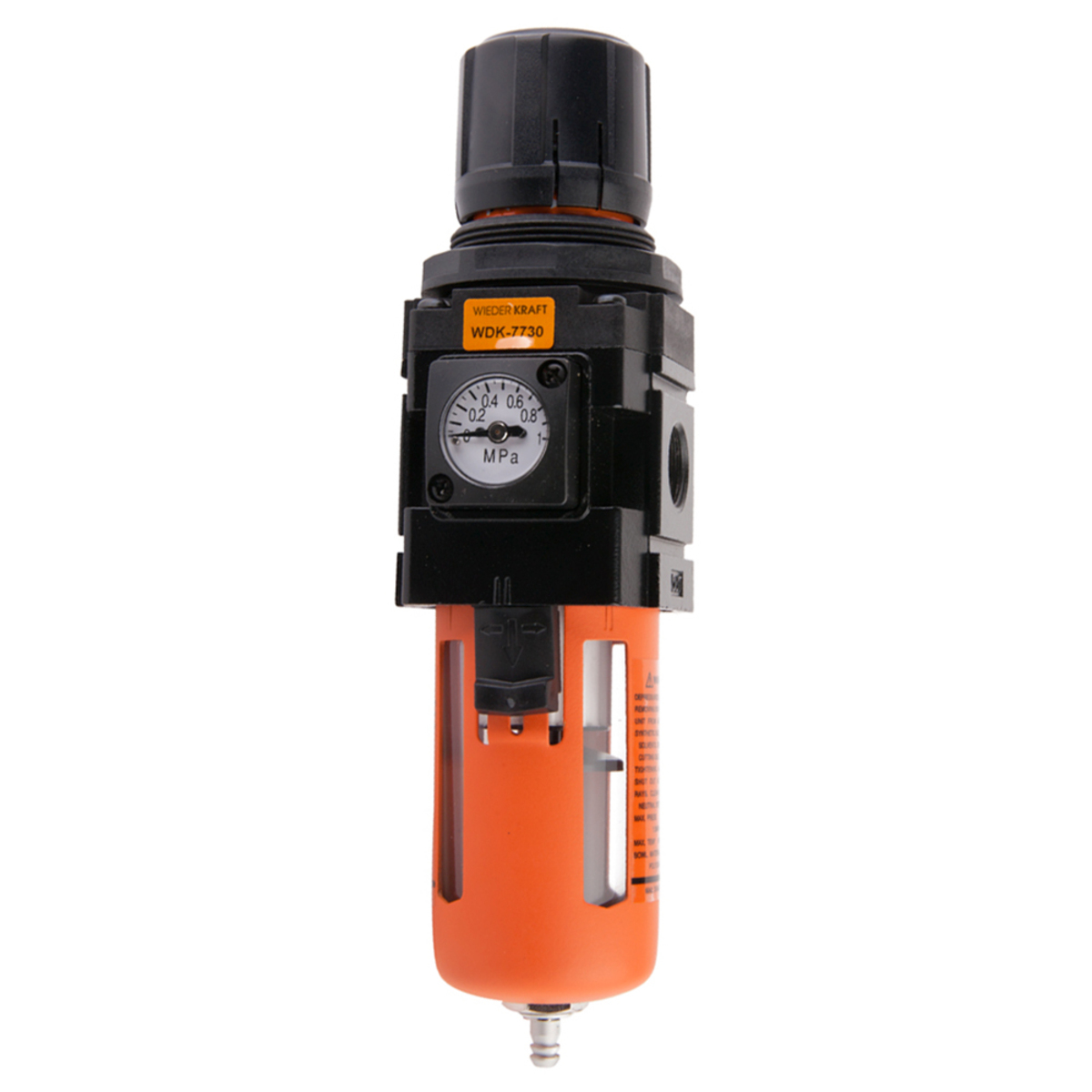 WDK-7730 Фильтр-масловлагоотделитель 3/8"  с регулятором и манометром