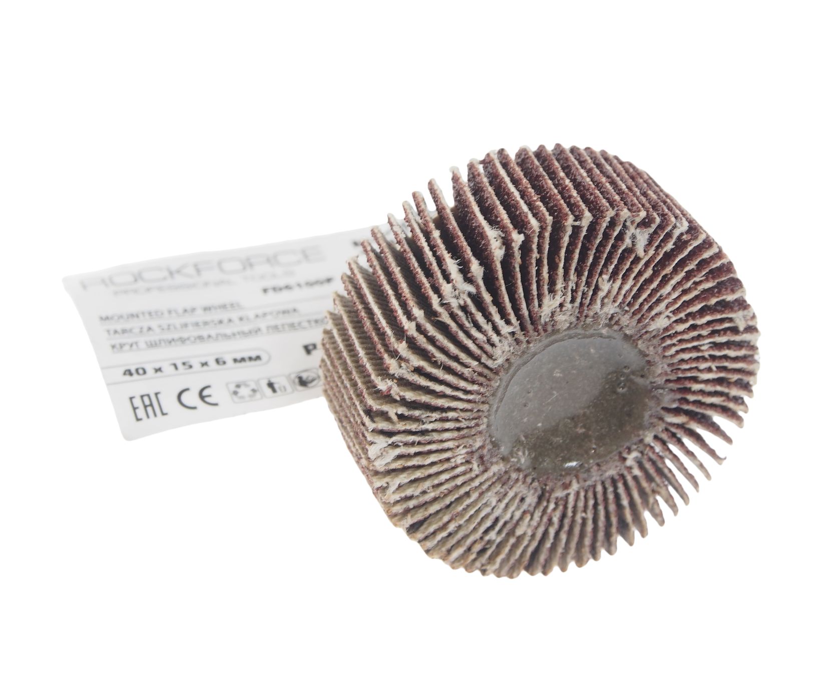 Круг RF-FD6100Р шлифовальный лепестковый P100 40х15х6мм ROCKFORCE /1/100