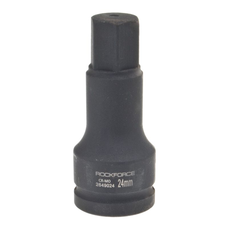 Головка-бита 24мм 3/4" 6-гранная ударная удлиненная L=100мм ROCKFORCE RF-2649024 /1/24