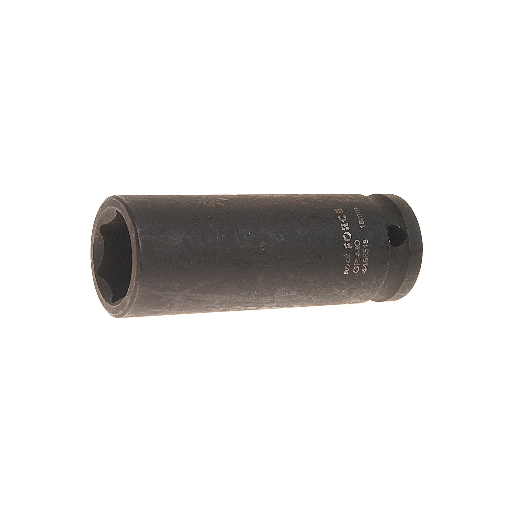Головка торцевая 18мм 1/2" 6-гранная ударная удлиненная L=80мм ROCKFORCE RF-4458518 /1/10
