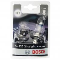 Автолампа H7 (55) PX26d+120% GIGALIGHT (блистер, 2шт) 12V BOSCH /1
