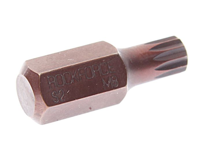 Вставка SPLINE M8х30ммL,10мм ROCKFORCE /1/10/100