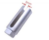 Головка 22мм 1/2" для датчика лямбда-зонд HEX 25мм, (ширина разреза под провод датчика - 9мм), в блистере ROCKFORCE RF-44307822B /1