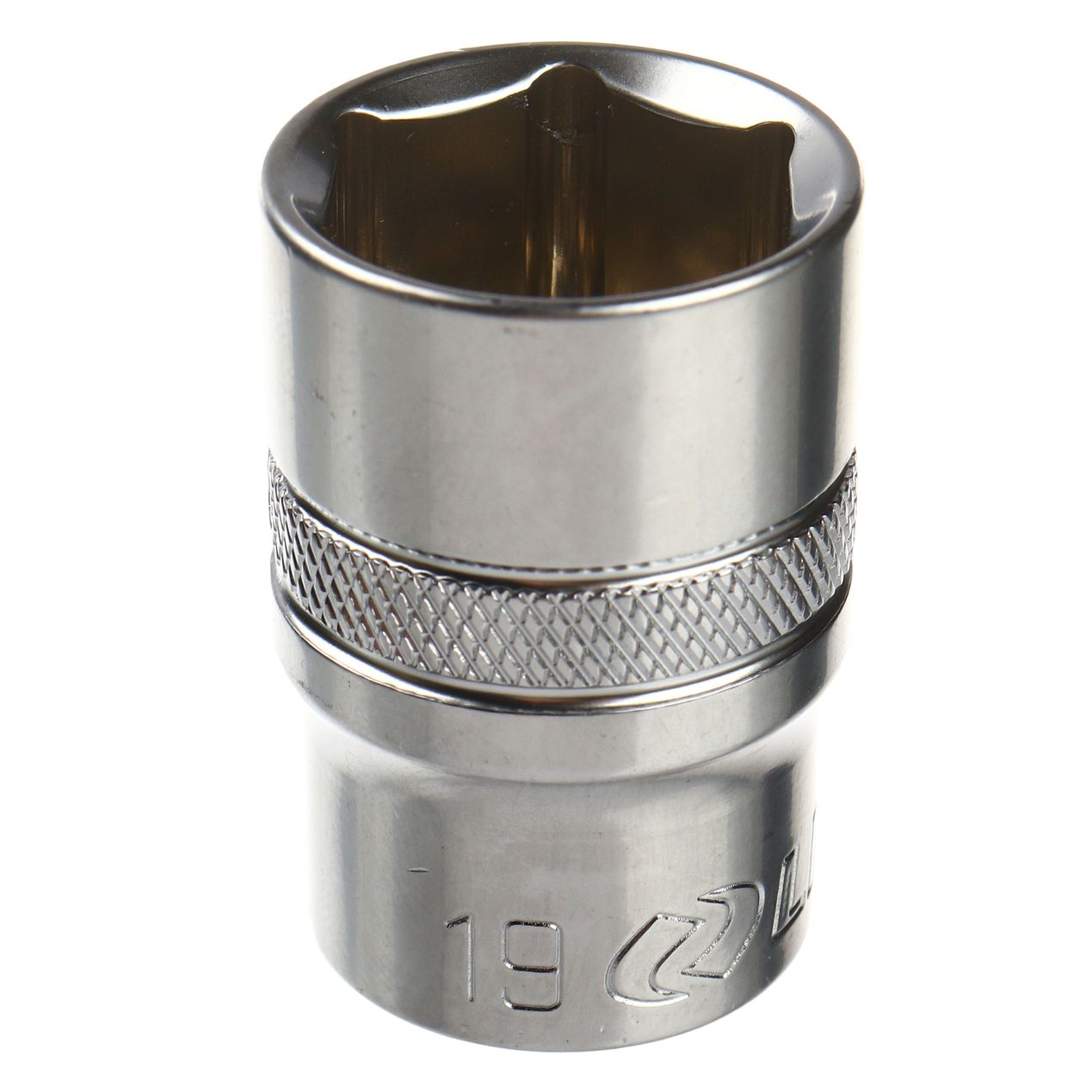 Головка торцевая 19мм 1/2" 6-гранная L-38мм LG-43119 LIGE /1/250 NEW