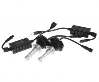 Автолампа H7 BRIGHT WHITE 6 SMD 6200K с блоком (2шт) 12-24V 6000лм MEGAPOWER /1/10