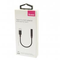 Адаптер OLM-039799 type-C to AUX 3.5, черный OLMIO /1/100