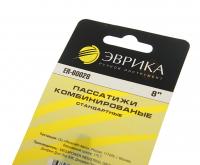 Пассатижи комбинированные стандартные 8" ЭВРИКА 1/6/60