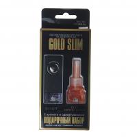 Ароматизатор воздуха SMGD-215 GOLD SLIM (Флирт+картридж Oud Perfume Palace) на дефлектор, жидкостной 8мл FKVJP /1/40