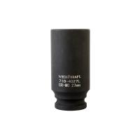 WDK-710-4027L Головка торцевая ударная глубокая 1/2", 6 граней, 27 мм