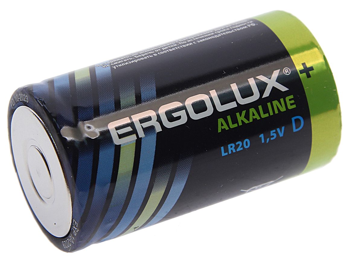 Элемент питания D: LR20-BC2 ALKALINE 1,5V ERGOLUX /2/12/96