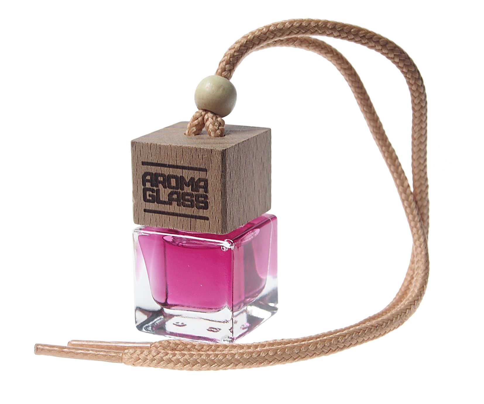 Ароматизатор воздуха FTE-AG-10 AROMA GLASS (bubble gum) подвесной в стеклянном флаконе FOUETTE /1/30